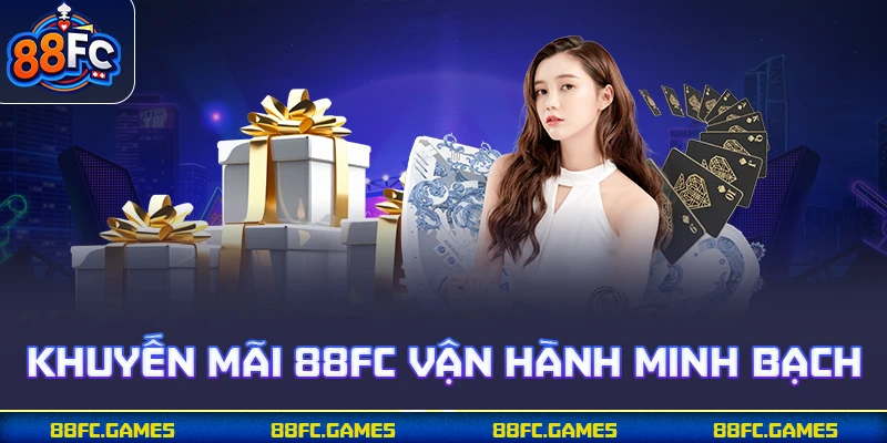 Khuyến mãi 88FC vận hành minh bạch